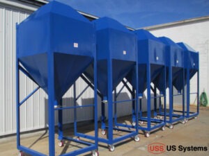 US Systems Portable Hoppers
