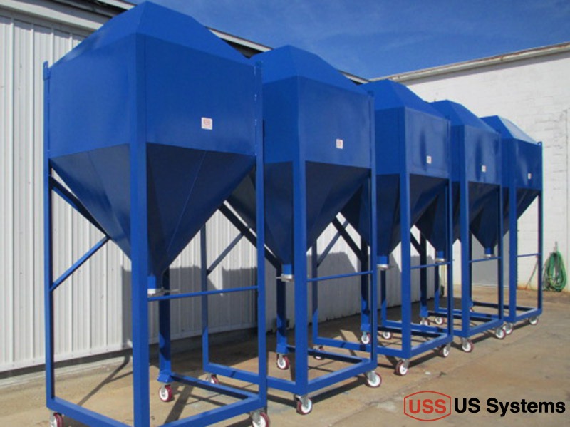 US Systems Portable Hoppers