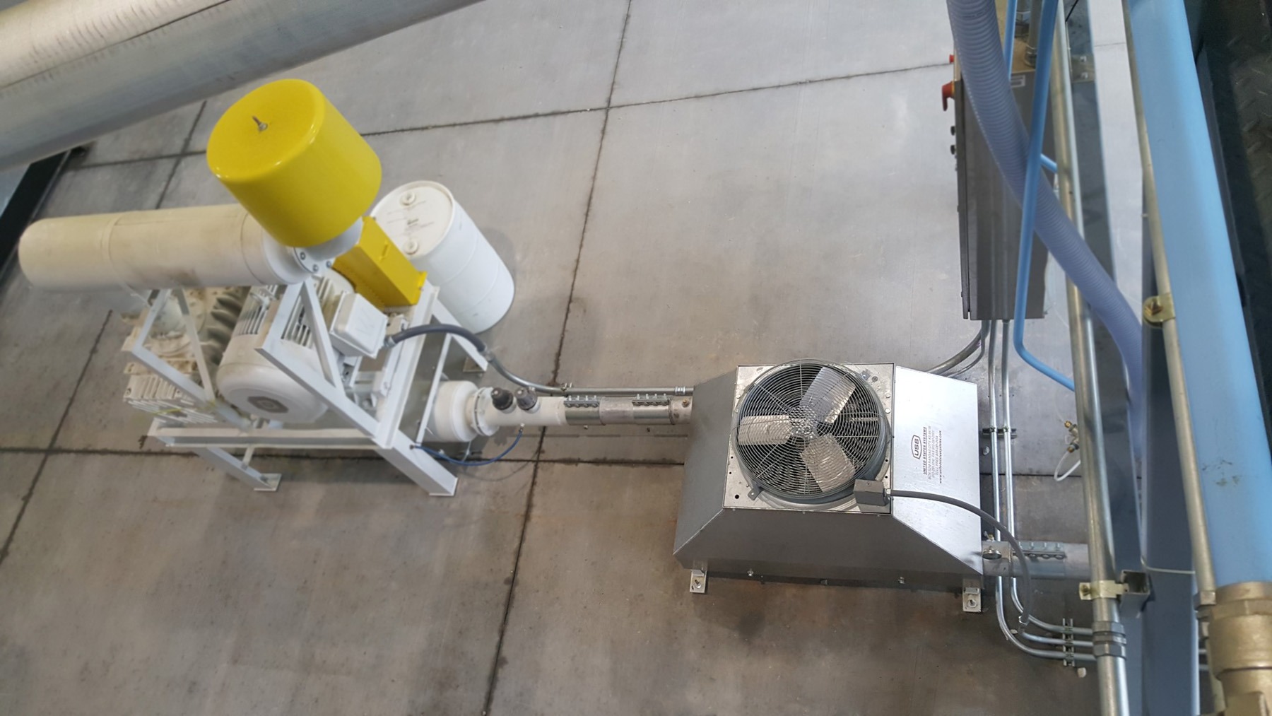 Aftercooler for Pneumatic Conveying of Sugar
