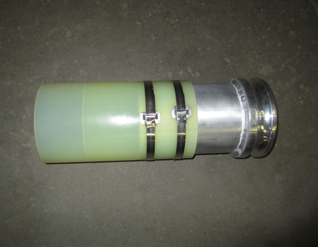 USS Urethane Railcar Adapter with Male Camlock Connection